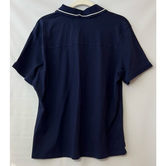 Danskin Now Womens Stretch Comfort Ladies XL (16-18) New Polo Short Sleeve NWT - Picture 2 of 5